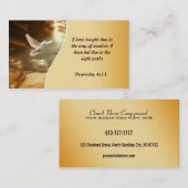 Cartes de visite d'église (Devant / Derrière)