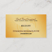 Cartes de visite d'église avec le logo (Dos)