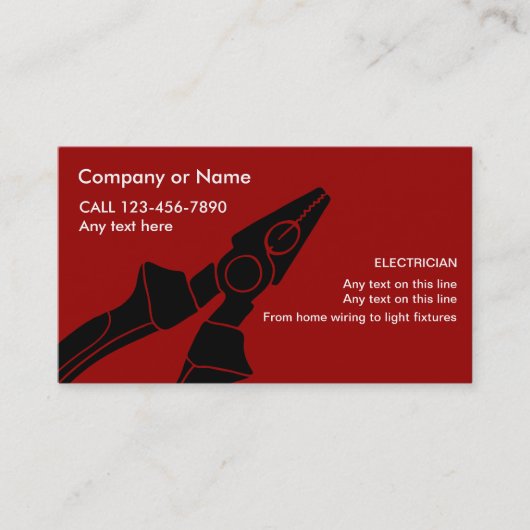 Cartes de visite d'Electrian (Devant)