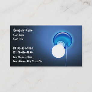 Cartes de visite d'électricien