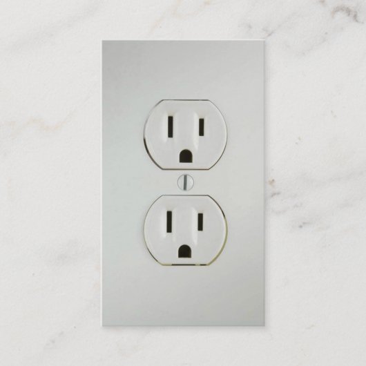 Cartes de visite d'électricien (Devant)