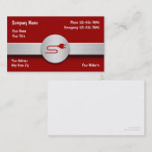 Cartes de visite d'électricien (Devant / Derrière)