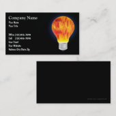 Cartes de visite d'électricien (Devant / Derrière)