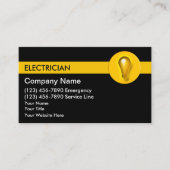 Cartes de visite d'électricien (Devant)