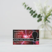 Cartes de visite d'électricien (Debout devant)