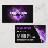 Cartes de visite d'électricien (Devant / Derrière)