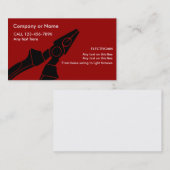 Cartes de visite d'électricien (Devant / Derrière)