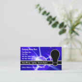 Cartes de visite d'électricien (Debout devant)
