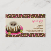 Cartes de visite délicieux de bonbons (Dos)