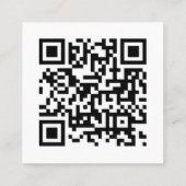 Cartes de visite | Demande d'avis Facebook QR Code (Dos)