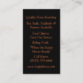 Cartes de visite d'embarquement (Dos)