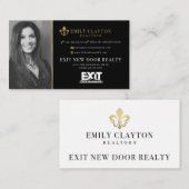 Cartes de visite d'Emily (non modifiable) (Devant / Derrière)
