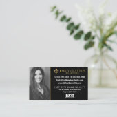 Cartes de visite d'Emily (non modifiable) (Debout devant)