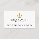 Cartes de visite d'Emily (non modifiable) (Dos)