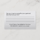 Cartes de visite d'encadrement (Dos)