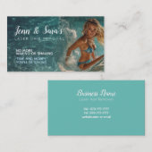 Cartes de visite d'enlèvement de cheveux laser (Devant / Derrière)