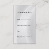 Cartes de visite dentaire marron avec carte de ren (Dos)