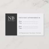 Cartes de visite dentaires (Dos)