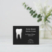 Cartes de visite dentaires avec carte de rendez-vo (Debout devant)