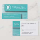 Cartes de visite dentaires/Général Dentist (Devant / Derrière)