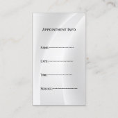 Cartes de visite dentaires turquoises avec carte d (Dos)