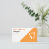 Cartes de visite dentistes modernes brillants (Debout devant)