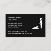 Cartes de visite D'Entraînement Et D'Agilité Des C (Dos)