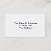 Cartes de visite d'entraîneur de chien (Dos)