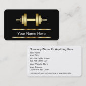 Cartes de visite d'entraîneur de forme physique (Devant / Derrière)