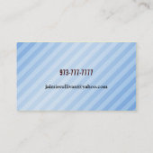 Cartes de visite d'entraîneur de volleyball (Dos)