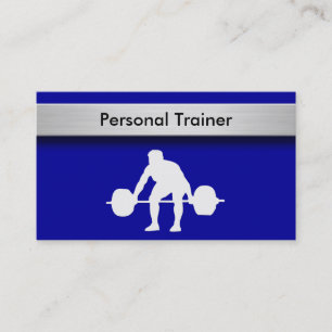 Cartes de visite d'entraîneur personnel