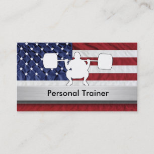 Cartes de visite d'entraîneur personnel