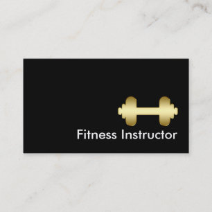Cartes de visite d'entraîneur personnel Classy Fit