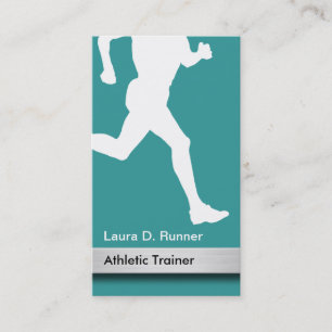Cartes de visite d'entraîneur sportif