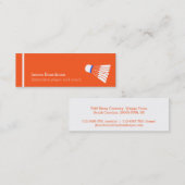 Cartes de visite d'entraîneurs professionnels de b (Devant / Derrière)