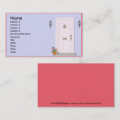 Cartes de visite d'entrée principale (Devant / Derrière)