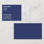 Cartes de visite d'entrepreneur (Devant / Derrière)