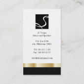 Cartes de visite d'entreprise (Dos)