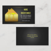 cartes de visite d'entretien de maison (Devant / Derrière)