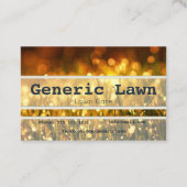 Cartes de visite d'entretien de pelouse (Dos)