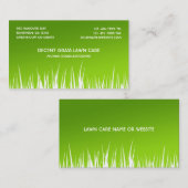 Cartes de visite d'entretien de pelouse (Devant / Derrière)