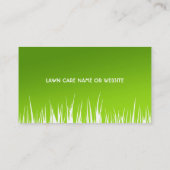 Cartes de visite d'entretien de pelouse (Dos)