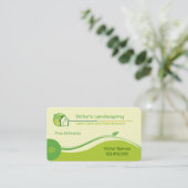 Cartes de visite d'entretien de pelouse (Debout devant)