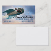 Cartes de visite d'Eophona rétrofusée (Devant / Derrière)