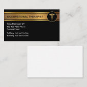 Cartes de visite d'ergothérapeute de classe (Devant / Derrière)