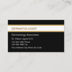Cartes de visite dermatologues