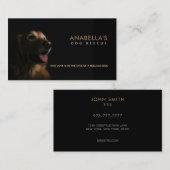 Cartes de visite des chiens Secourus (Devant / Derrière)