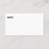 Cartes de visite des clous de beauté (Dos)