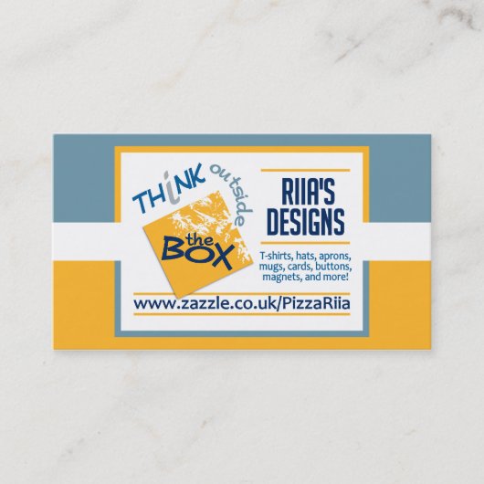 Cartes de visite des conceptions de Riia (Devant)