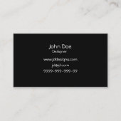 Cartes de visite des effets spéciaux (Dos)